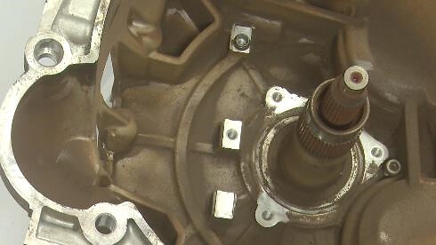 STEP 3 - Remove guide tube and clean gearbox housing