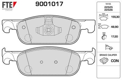 Brake Pad Set, disc brake