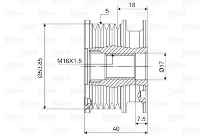 Alternator Freewheel Clutch VALEO NEW SPARE PART