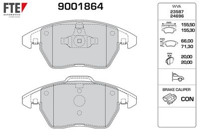 Brake Pad Set, disc brake